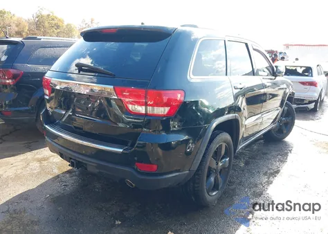 2013 Jeep Grand Cherokee Overland z USA, uszkodzony, nr VIN 1C4RJFCG5DC531716